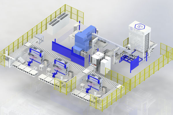 沖壓折彎自動化生產線